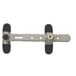 Entreb�illeur de s�curit� � cl� pour fen�tre 1 ou 2 vantaux - airlock nickel� socona