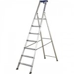 Escabeau 7 marches professionnel en aluminium - pro 54 duarib