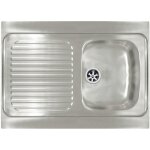 Evier � poser - inox 90 x 60 cm - 1 cuve et 1 �gouttoir franke