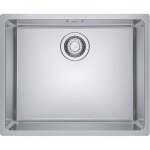 vier sous plan inox - 540 x 440 mm - vidage manuel - maris mrx 110 - 50 franke