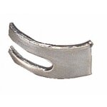 Ferrures � �trier demi - lune az pour goujon � t�te cylindrique - 4 pi�ces bricozor