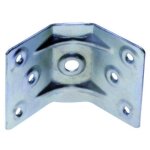 Ferrure de table acier 7 trous sans retour 250z250 - 67 x 70 x 2 mm ludmann