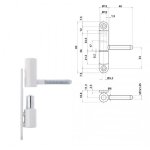 Fiche compl�te m + f pvc - n?ud 15 mm - blanc - 10 pi�ces otlav