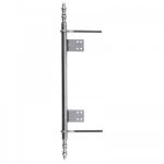 Fiche � lacets massive � lames en acier poli - diam�tre 13 mm - hauteur 292 mm dubois