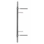 Fiches  lacets  tourillons en acier poli - diamtre 13 mm - hauteur 452 mm dubois