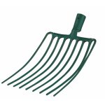 Fourche  cailloux 9 dents pour manche 38mm leborgne