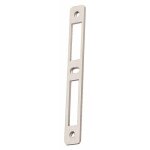Gche plate pour serrure  pne dormant et 1 / 2 tour - paisseur 8 mm mtalux