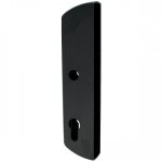 Gche + bute pour serrure de portillon gk - noir tirard
