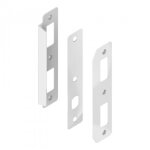 Gche et ttire inox pour serrure de portail - blanc tirard