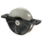 Galet encastré ou semi - encastré pour rail de portail u / oméga - Ø80 mm - blanc tirard Galet encastré ou semi - encastré pour rail de portail u / oméga - Ø80 mm - blanc tirard