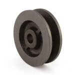 Galet en fonte pour porte coulissante - gorge carr�e - diam�tre 50 mm torbel