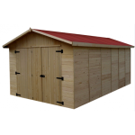 Garage en bois 13, 2 m2 eden 2848 habrita Garage en bois 13, 2 m2 eden 2848 habrita