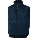Gilet sans manches hybride matelass acton - bleu marine - taille s delta plus