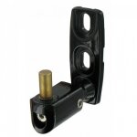 Gond de portail r�glable sur platine � visser - l 47 � 60 mm - noir tirard