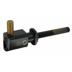 Gond de portail rglable sur vis mtal  sceller - l 60  85 mm - noir tirard
