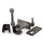 Gond de portail rglable  souder ouverture  180 - bote de 2 - m22 locinox