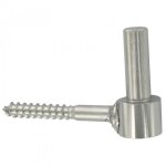 Gond à vis bois - en inox 316 - portail et portillon - 14 x 130 mm burgaud Gond à vis bois - en inox 316 - portail et portillon - 14 x 130 mm burgaud