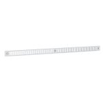 Grille de fa�ade alu laqu� pour entr�e d'air s�rie m - blanc anjos