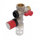 Groupe de s�curit� 889 droit en laiton - si�ge standard - filetage mf 20x27 comap