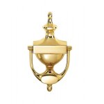 Heurtoir de porte et porte - nom en laiton poli titane cadap Heurtoir de porte et porte - nom en laiton poli titane cadap
