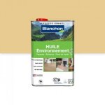 Huile environnement biosource pour parquet - bois brut - 5 l blanchon