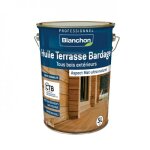 Huile terrasse bardage - tous bois - bois gris - 5 l blanchon