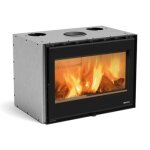 Insert � bois 12, 4 kw 80x14, 8x51 cm - inserto 80 wide. 16 la nordica extraflame