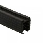 Insert en caoutchouc - main courante ronde - pour verre 16 / 17, 5 mm design production