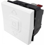 Interrupteur pour volets roulants mosaic - 2 modules - blanc legrand
