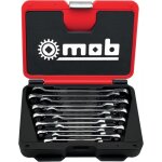 Jeu de 12 cl�s mixtes � cliquet en coffret mob