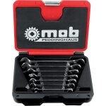Jeu de 7 cl�s mixtes � cliquet en coffret mob