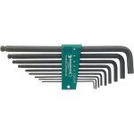 Jeu de cl�s m�les coud�es � pointe sph�rique - empreinte 6 pans - 10767 / 9 stahlwille