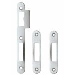Jeux de gâches pour serrure à larder 3 points centr'axe métalux Jeux de gâches pour serrure à larder 3 points centr'axe métalux