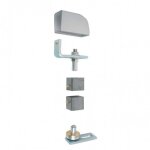 Jeu de pivots rglables type 100 sans cheville avec capot pvc - tube 30 torbel