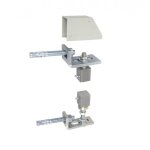 Jeu de pivots rglables type 300 avec chevilles et capot pvc - tube 40 torbel