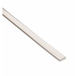 Joint caoutchouc nervur� - espaces faibles - blanc - longueur 15 m ellen