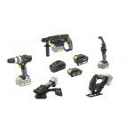 Kit 5 machines outillage 18v + batteries 1, 5ah + chargeur fartools