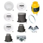 Kit accessoires pour vmc optimocosy hr atlantic Kit accessoires pour vmc optimocosy hr atlantic