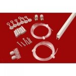 Kit de cimaise filaire transparent pour fixation tableaux blanc civic