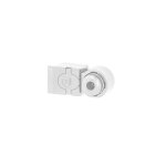 Kit g�che et cale en composite blanc pour arr�t de volet ellipse� torbel