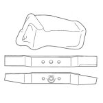 Kit mulching pour tondeuse sw8210 iseki Kit mulching pour tondeuse sw8210 iseki