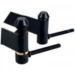 Kits pentures, platines et gonds click&block� pour volets 1 battant - aluminium blanc - longueur 560 ...