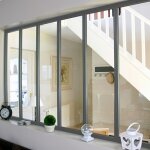 Verri�re int�rieure 6 carreaux 108 x 183, 2 cm gris kit atelier