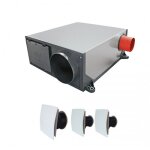 Kit vmc simple flux hygrovariable extra - plate avec bouches design - platt hcs axelair Kit vmc simple flux hygrovariable extra - plate avec bouches design - platt hcs axelair