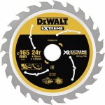 Lames de scie circulaire plongeante - diamtre 165 mm - xr extreme runtime - 24 dents dewalt