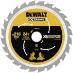 Lames de scie � onglet - diam�tre 216 mm - xr extreme runtime - 60 dents dewalt
