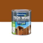 Lasure - acrylique polyurthane - 1 l - chne dor - tech - wood blanchon