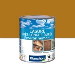 Lasure tr�s longue dur�e - ch�ne clair - 1 litre - environnement blanchon