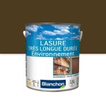 Lasure trs longue dure - rsistance uv - environnement - 2, 5 l - chne fonc blanchon
