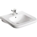 Lavabo c�ramique autoportant - carr� - matura 2 porcher